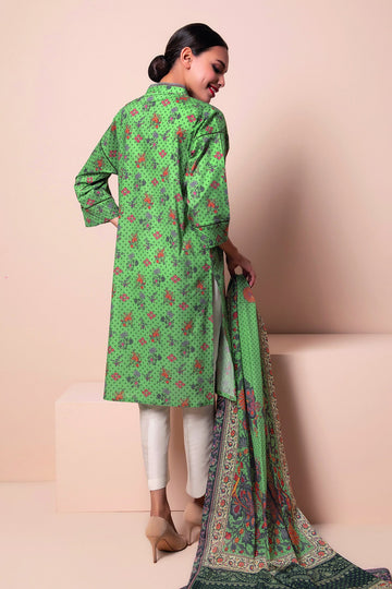 L22112 Green Khaadi Online Spring Summer 2022